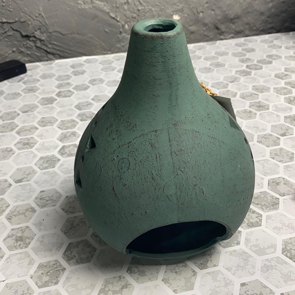 ☀️4/$15☀️Decora Flame Handwashed Terra Chimenea